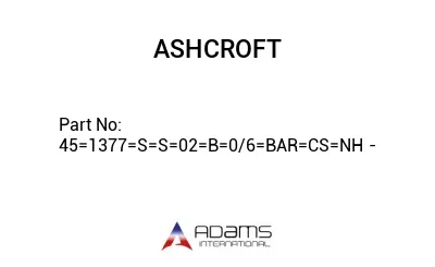 45=1377=S=S=02=B=0/6=BAR=CS=NH -