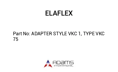ADAPTER STYLE VKC 1, TYPE VKC 75