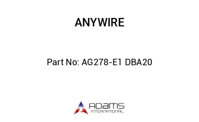 AG278-E1 DBA20