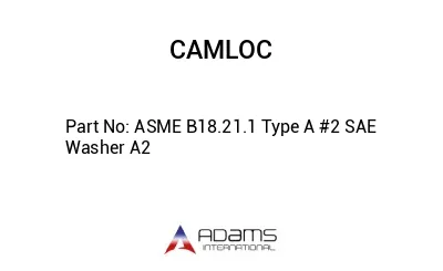 ASME B18.21.1 Type A #2 SAE Washer A2