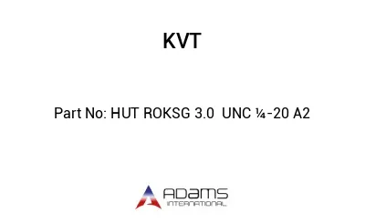 HUT ROKSG 3.0  UNC ¼-20 A2