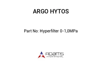 Hyperfilter 0-1,0MPa
