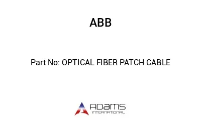 OPTICAL FIBER PATCH CABLE