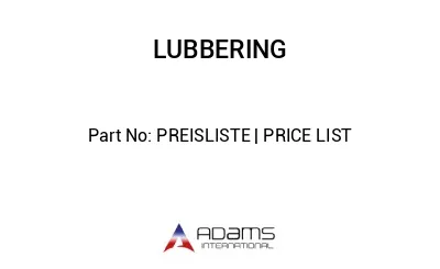 PREISLISTE | PRICE LIST