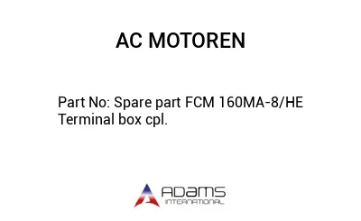 Spare part FCM 160MA-8/HE Terminal box cpl.