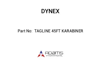  TAGLINE 45FT KARABINER
