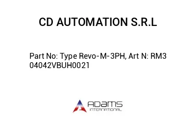 Type Revo-M-3PH, Art N: RM3 04042VBUH0021