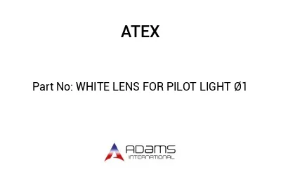 WHITE LENS FOR PILOT LIGHT Ø1